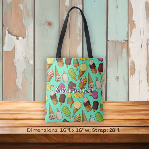 Bolsa Tote Fundo do sorvete