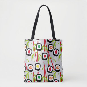Bolsa Tote Fundo do sushi