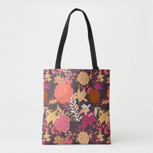 Bolsa Tote Fundo floral 2 (Frente)