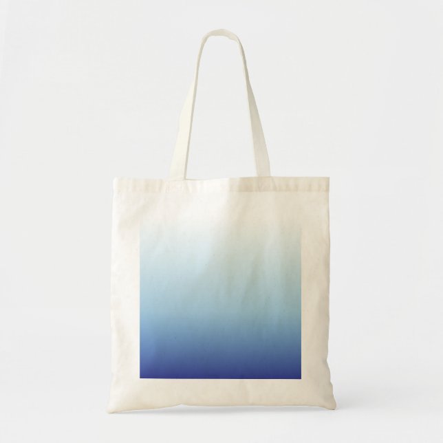 Bolsa Tote Fundo Gradiente Azul Mínimo (Frente)