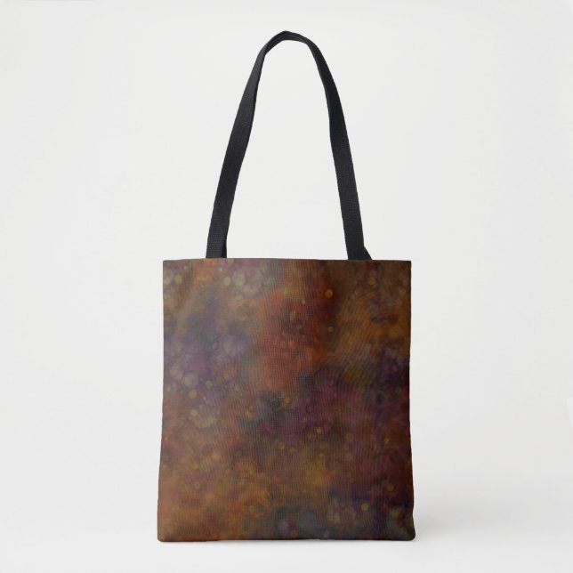 Bolsa Tote Fundo Marrom Texturizado Lindo (Frente)