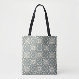 Bolsa Tote Fundo retro colorido 5 do teste padrão