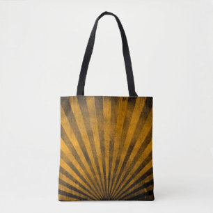 Bolsa Tote Fundo retro do teste padrão