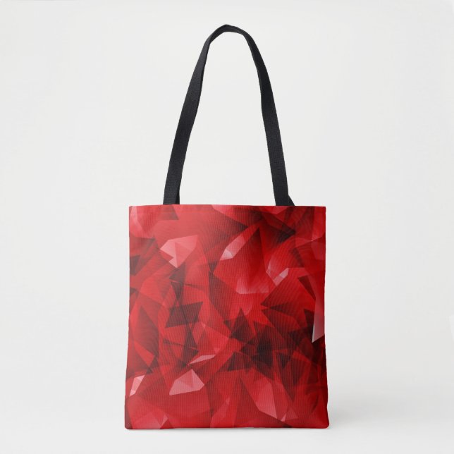 Bolsa Tote Fundo Vermelho abstrato- 51083 (Frente)