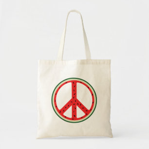 Bolsa Tote Fundraiser Watermelon Peace Sign para Palestina