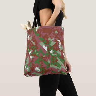 Bolsa Tote Funky Boho - Padrão Geométrico de Abstrato de Na
