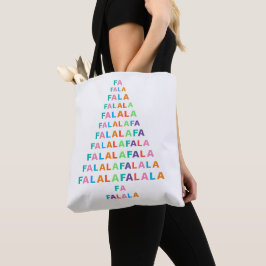 Bolsa Tote Funky Colorful FA LA Holiday Season