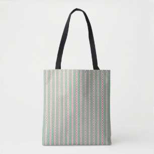 Bolsa Tote Funky Cottagecore Boho Padrão de Greve de Natal