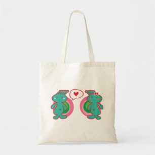 Bolsa Tote Funky engraçado doce do divertimento bonito dos