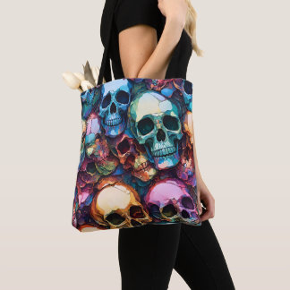 Bolsa Tote Funky Skulls