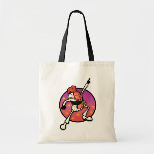 BOLSA TOTE FUNNON CARTOON DISCO SUSHI ORÇAMENTO TOTE BAG