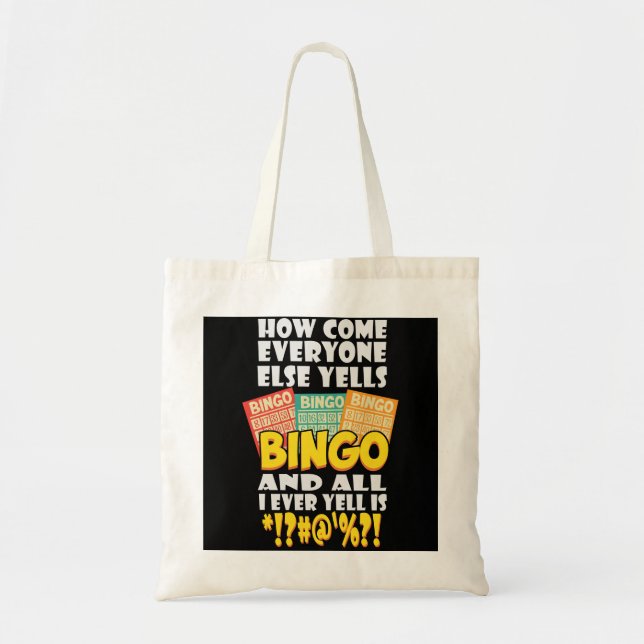 Bolsa Tote Funny Bingo Player Gift (Frente)