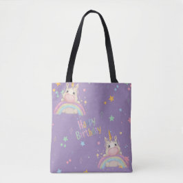 Bolsa Tote Funny Birthday Unicorn