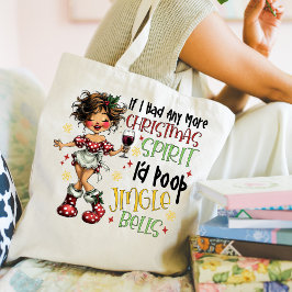 Bolsa Tote Funny Christmas Spirit Tote Bag