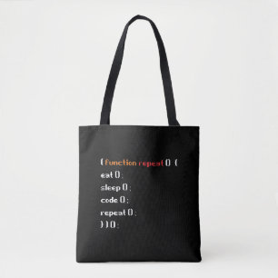 Bolsa Tote Funny Computer Science Coder Programmer Função