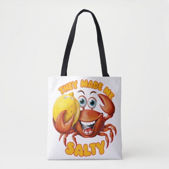 Bolsa Tote Funny Crab (Frente)