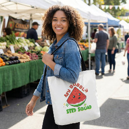 Bolsa Tote Funny cute cartoon Kawaii Drawing illustration