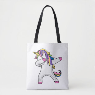 Bolsa Tote Funny Dabbing Unicorn