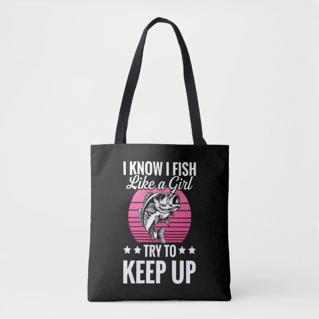 Bolsa Tote Funny Fishing Themed (Frente)