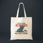 Bolsa Tote Funny French Bulldog Food Stare Activated Dog Love<br><div class="desc">This design captures the unstoppable “food stare” every Frenchie is known for. A fun and relatable gift for dog lovers who know resistance is useless.</div>