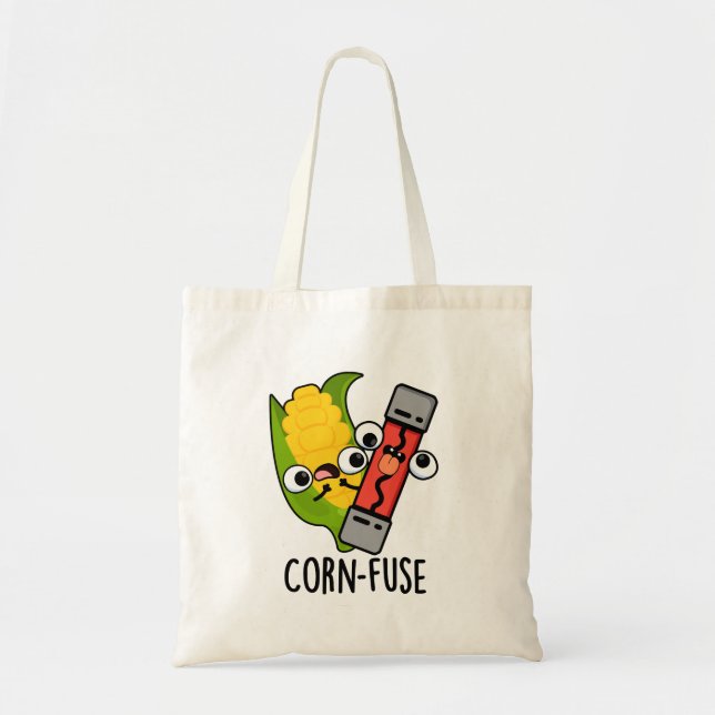 Bolsa Tote Funny Funny Funny Confundida com Milho (Frente)