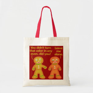 Bolsa Tote Funny Gingerbread Falso Natal