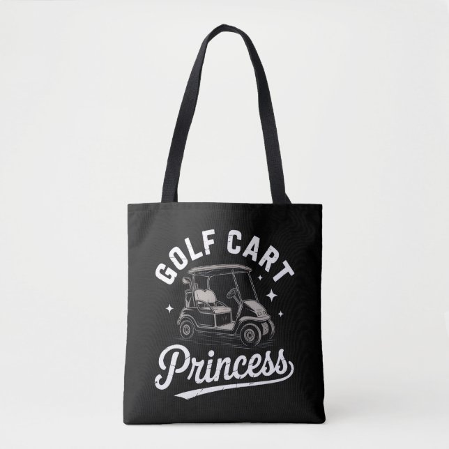 Bolsa Tote Funny Golf Cart Princess Sarcastic Golfing Ladies (Frente)