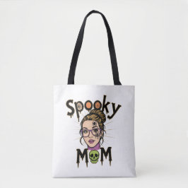 Bolsa Tote Funny Halloween Spooky Mom Witch Mom