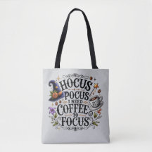 Funny Hocus Pocus I Need Coffee Witch