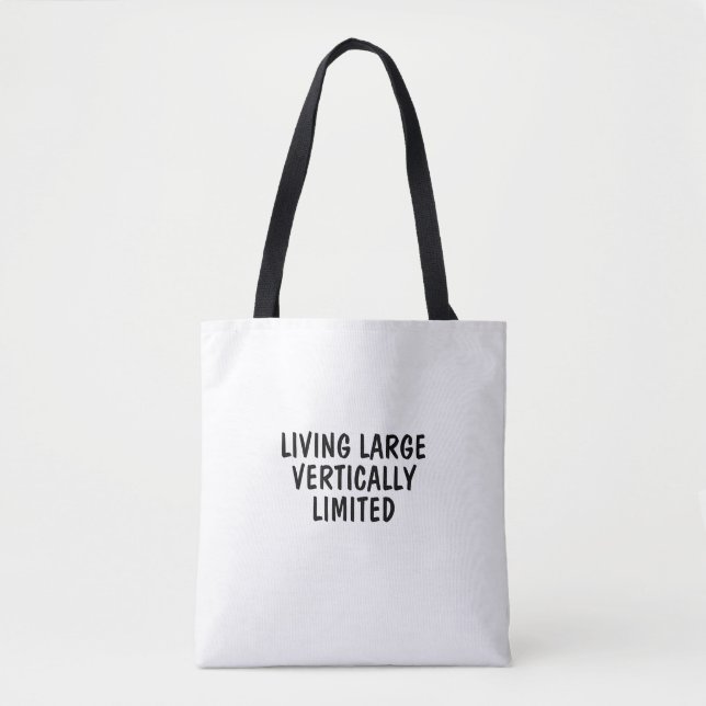 Bolsa Tote Funny Inspirational humor quote typography  (Frente)