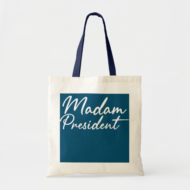 Bolsa Tote Funny Madam President Mom Wife Boss Feminist  (Frente)