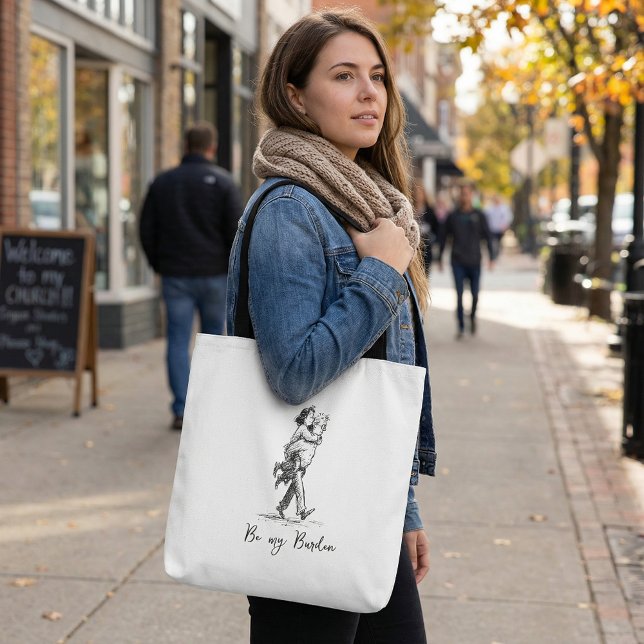 Bolsa Tote Funny  minimalist simple make it diy  (Criador carregado)