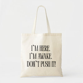 Bolsa Tote Funny Minimalist Tote Bag