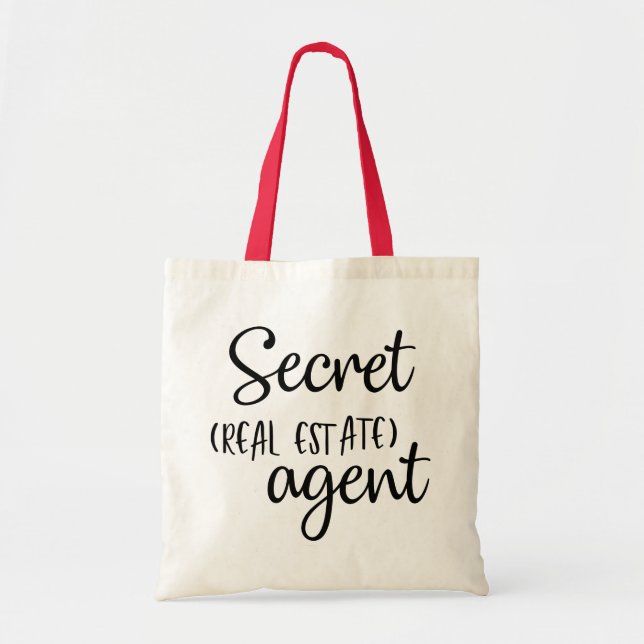 Bolsa Tote Funny Realtor Real Estate Agent Broker Gift House (Frente)