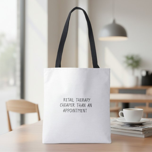 Bolsa Tote  Funny sarcastic inspirational typo humor quote  (Criador carregado)