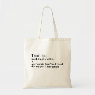 Bolsa Tote Funny triatlo definição