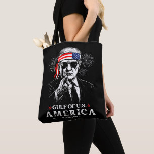 Bolsa Tote Funny Trump Golfo Dos EUA 2025 4 De Julho