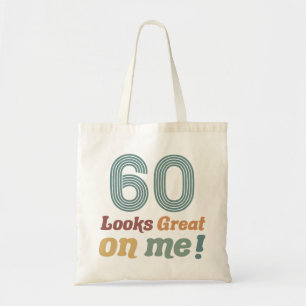Bolsa Tote Funny Vintage 60º aniversário
