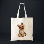 Bolsa Tote Funny Yorkshire Terrier Puppy Dog Cute Yorkie<br><div class="desc">Adicione diversão ao seu dia com esta bolsa de tote de cachorro do Yorkshire Terrier. Esta mala engraçada de tote Yorkie é divertida para * mães, pais, crianças * Agências de adoção e resgate de cães * Presentes - aniversário, Natal, graduações, aniversário, eventos especiais * Empresas - veteranos, camponeses, criadores,...</div>