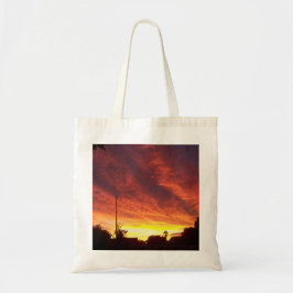 Bolsa Tote Furacão chegando ao pôr do sol