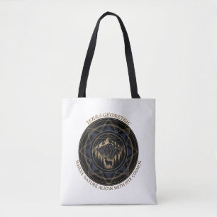 Bolsa Tote Fusão da Geometria Sagrada com a Natureza • Montan