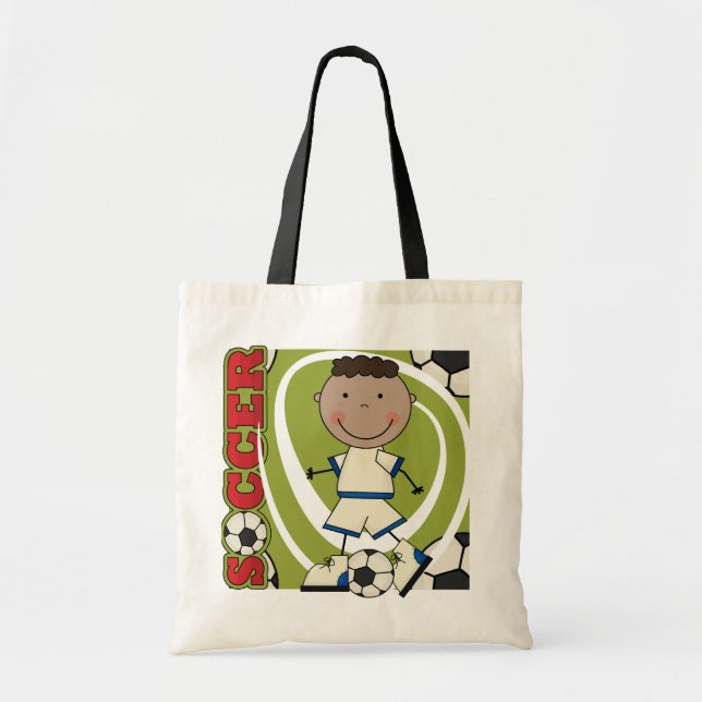 Bolsa Tote FUTEBOL - camiseta e presentes do menino do (Frente)