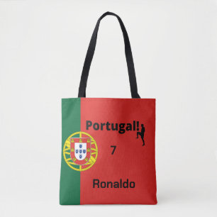 Bolsa Tote Futebol de Portugal, personalizável