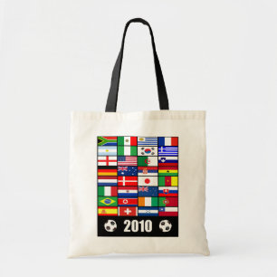 Bolsa Tote Futebol do campeonato do mundo 2010 posters