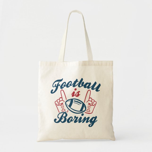 Bolsa Tote Futebol é chato (Frente)