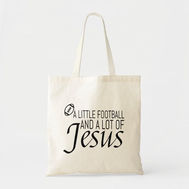 Bolsa Tote Futebol e Jesus (Frente)