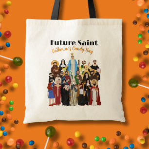 Bolsa Tote Futuro Dia das Bruxas de Doces dos Santos