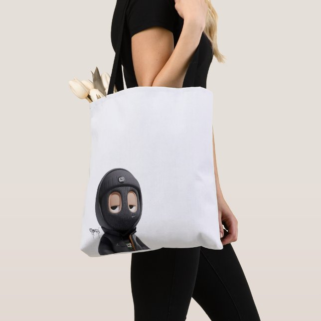 Bolsa Tote - Futuro em Movimento (Black & White) (Close Up)