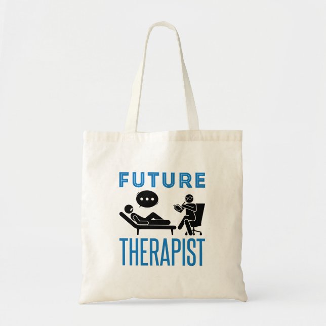 Bolsa Tote Futuro Psicólogo Psicólogo Saúde Mental (Frente)