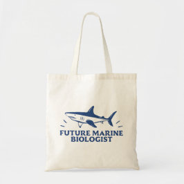 Bolsa Tote Futuro tubarão estudante de biologia marinha